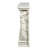 Adara 62" Fireplace, Antique White Finish