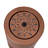 20.87"H Brown Metal Cutout Outdoor Water Fountain with LED Lights