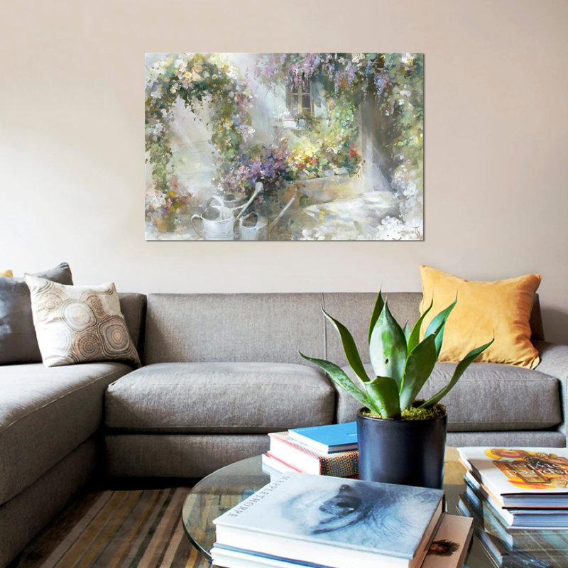 « matinée aube », reproduction sur toile, H 8 po x l 12 po x P 0,75 po, Pas de tapis, Toile tendue