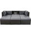 Patio gris avec siège relevable et réglable-607063080-607063086