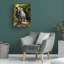 Art mural sur toile tendue - Jeff Poe, art mural «Wilderness Waterfall Majesty» pour le salon, la chambre à coucher ou le bureau - 24 x 32