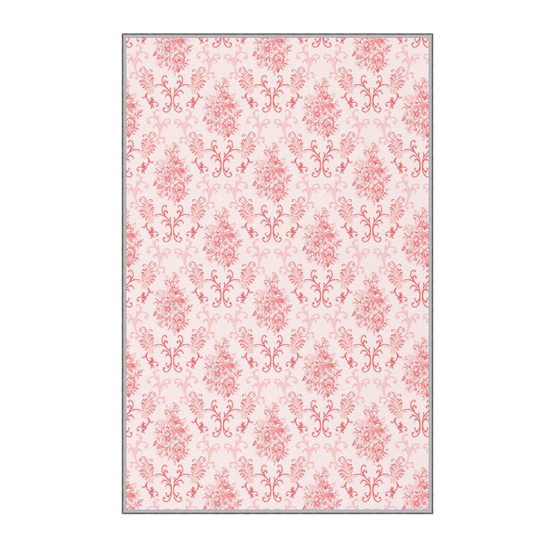 Antibacterial Woven Carpet (3D Digital Print) 4.0 x 5.9 Feet, 100% Polyester, Pile Height: 0.3 Inches | PVC Felt Dot Non-Slip Underside, Machine Washable, Perfect for Living Room & Bedroom Decor