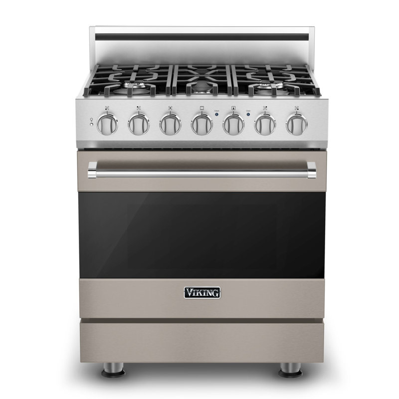 3 Series 30" Self-Cleaning Gas Range, Liquid Propane, Antique Bronze, Dual Fuel