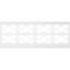 Panneaux muraux blancs 94,5 "(paquet de 4)-69958225