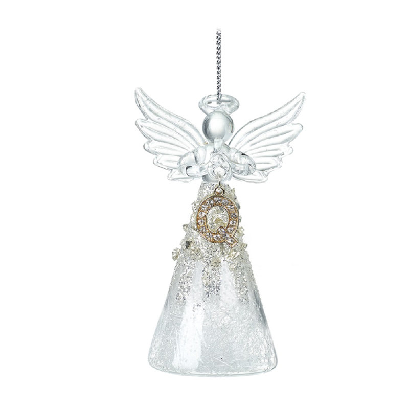 Mcdaniel 9cm Glass Hanging Figurine Ornament