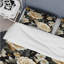 Timeless Beige Rose Elegant Bouquet - Ensemble de housse de couette floral - Polyester en microfibre-1659619500