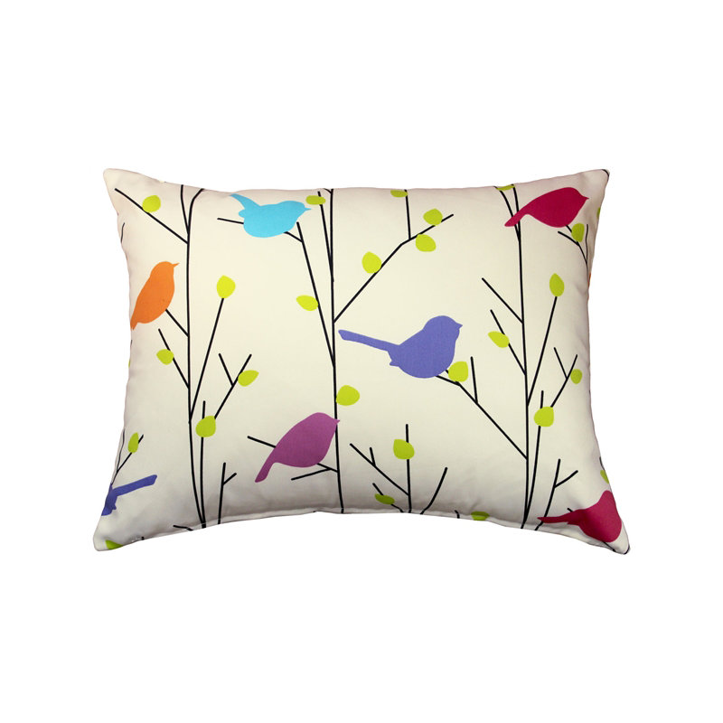 Coussin lombaire oiseaux Carlea