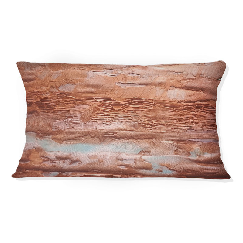 «Terracotta Bliss Texture Abstract II», reproduction de peinture abstraite