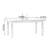 Classic Brown Rectangular Walnut Dining Table-694805639