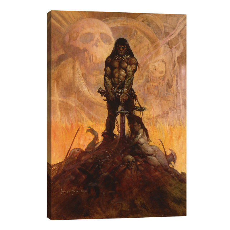 Barbarian 1 Piece Wrapped Canvas Wall Art, 30.48cm H x 20.32cm W x 1.91cm D