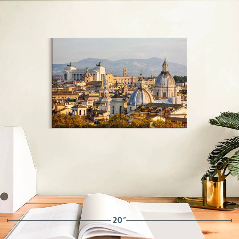 Sirci, Rome, coucher de soleil, horizon, H 8 po x l 12 po