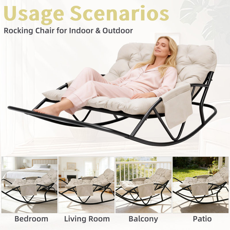 Steel Rocking Chair