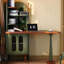 Bibliothèque et bureau de 48,58 po style français rétro vintage