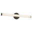 Tectra 24-in Black dimmable LED Wall Sconce-1952623457
