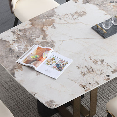 High-quality sintered  stone dining table