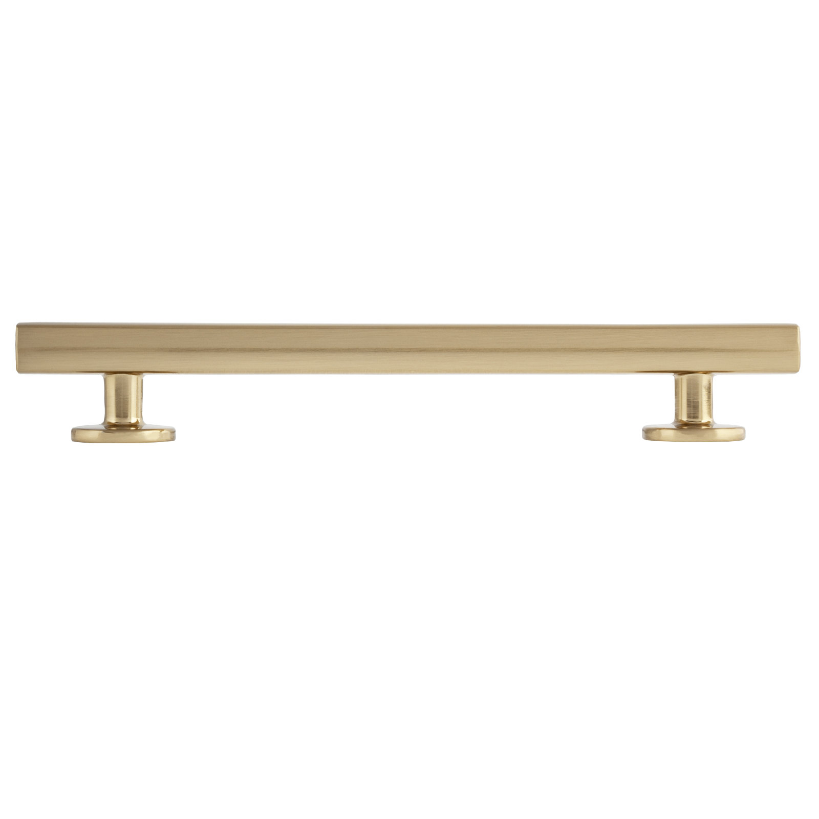 Flynn Bar Drawer Pull, Satin Brass, 5.5"