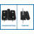 Outwater Plastics: 2'' X 2'' Polypropylene Butt Hinge | Black | 10 Pack-121141889