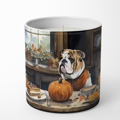Scented Unscented Flameless Tumbler Candle with Ceramic Holder