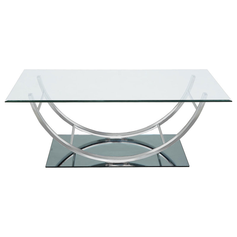 Acelynn Glass Top Single Coffee Table