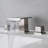 Solid Brass Two Handle Waterfall Widespread Bathroom Sink Faucet with Drain Assembly -65110557-98728859