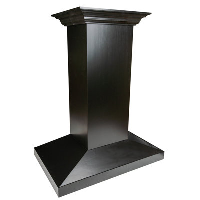 30" Wood 400 CFM Convertible Island Range Hood