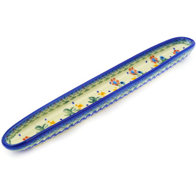 Spring Flowers Stoneware Platter