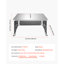 64.5cm x 64.5cm Rectangle Stainless Steel Fire Pit Lid