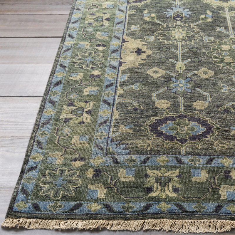 Antique Handmade Rug, Rectangle 10' x 14'