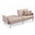 Tissu beige est en rupture de stock