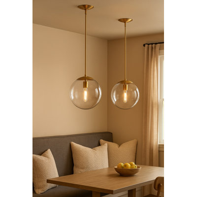 Luminaire suspendu à 1 lumière Warby