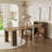 Quentin Extendable Wooden Dining Table with Storage-117044433