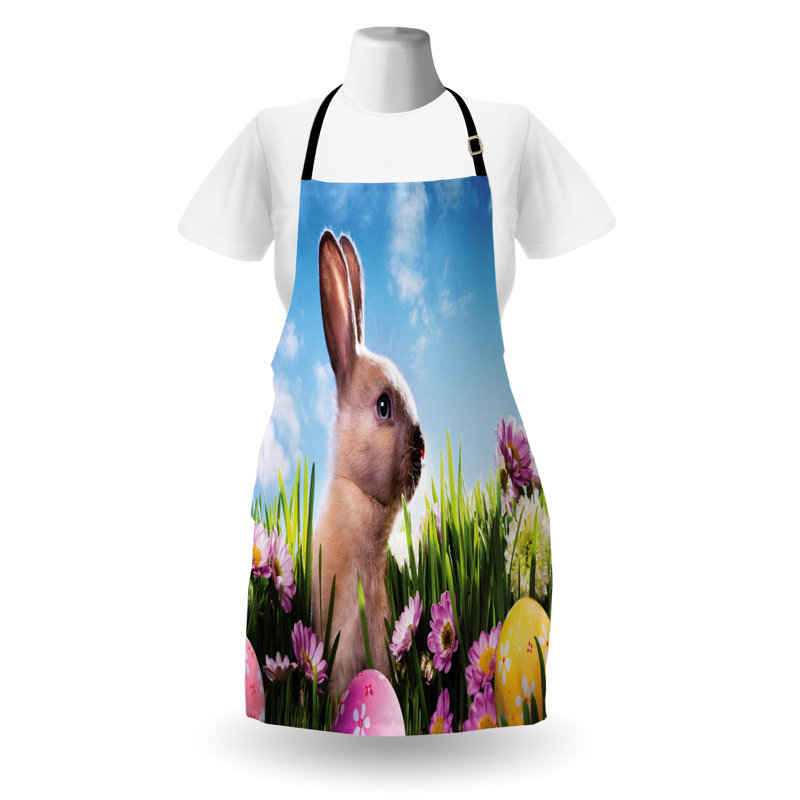 No Pattern Bib Apron