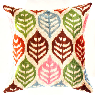 Oasis Silk Throw Pillow