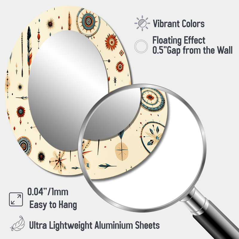 Miroir mural Siems, H 40 po x l 30 po