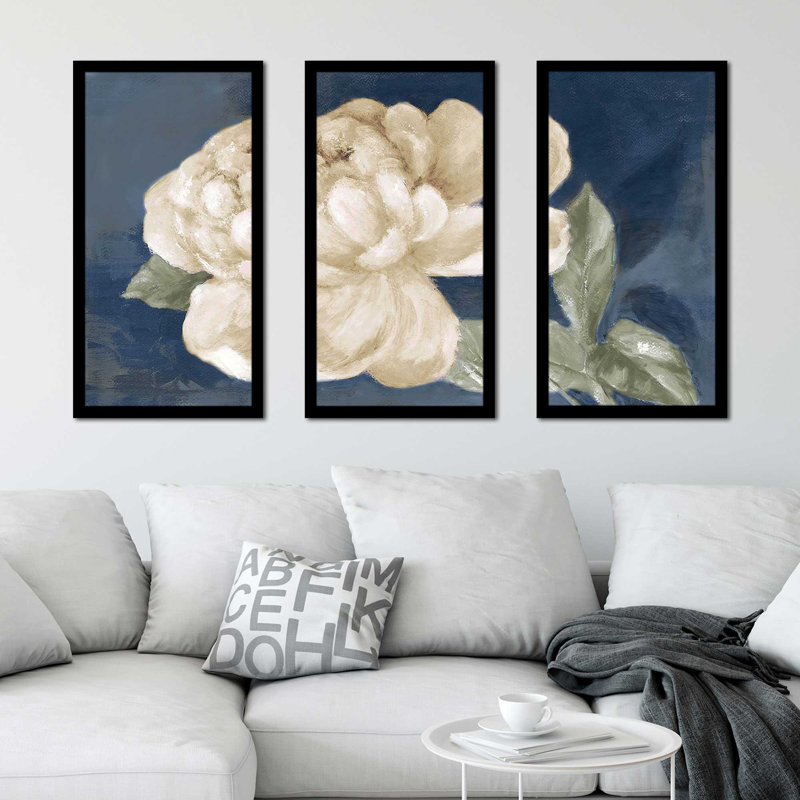 «Cool Beauty in the Shadows», impression de cadre photo simple 3 pièces, H 33,5 po x l 52,5 po x P 1 po