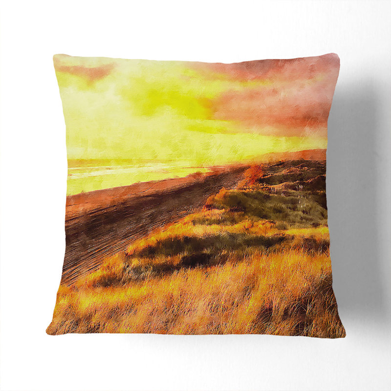Square Cushion, 40cm H x 40cm W x 15cm D, Stone