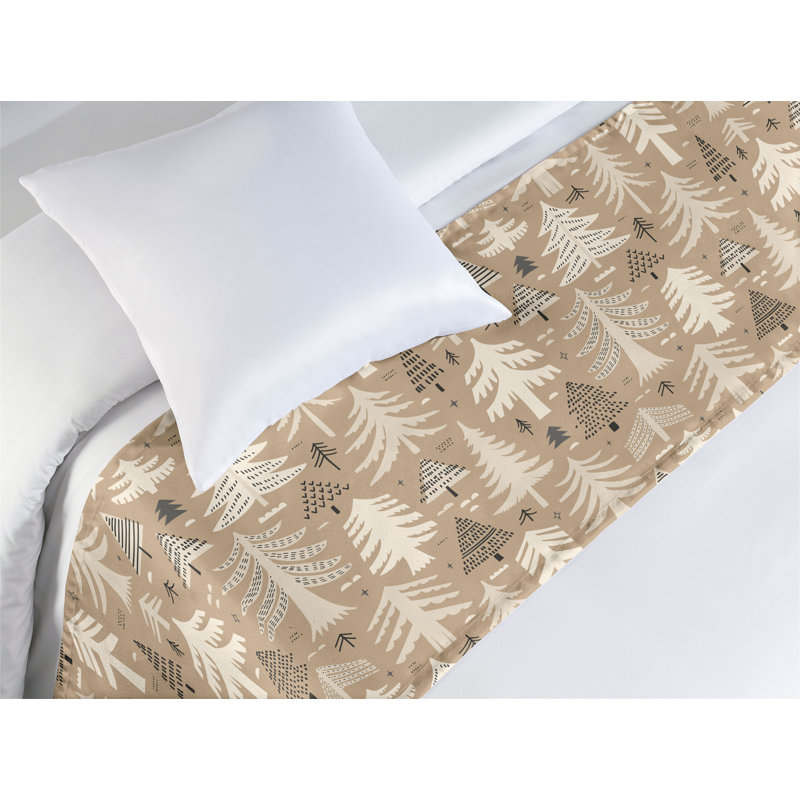 Chemin de lit Ambesonne Woodland, Lit simple