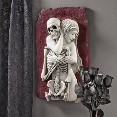 Skeleton Romance Wall Sculpture