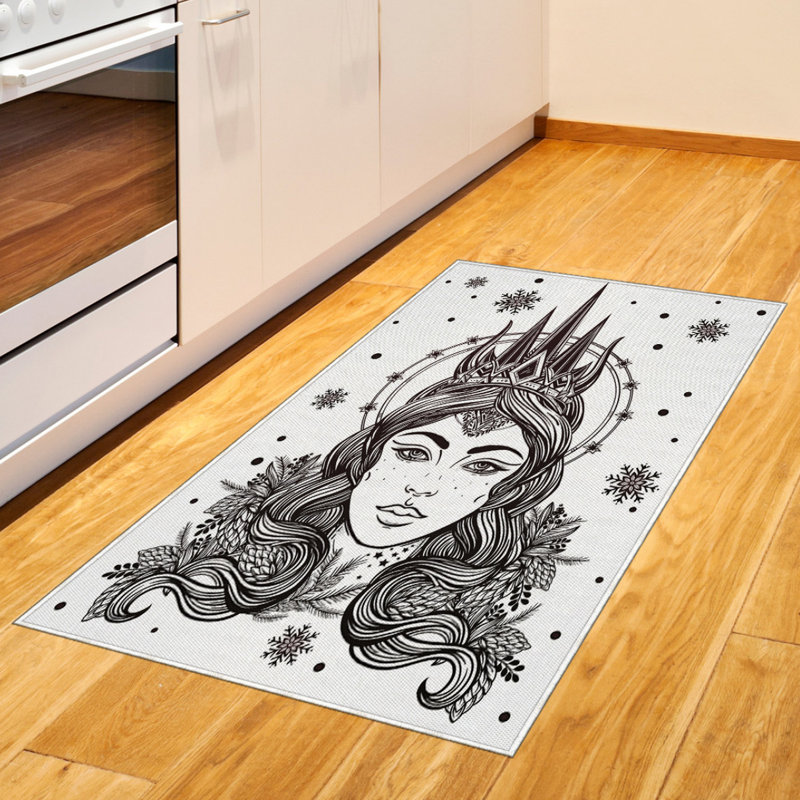 Queen High Density Long Fiber Poly Threads Decorative Area Rug Carpet, Rectangle 2'7" x 5'