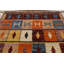 Tapis géométrique fait à la main à motif oriental marocain 7 x 10