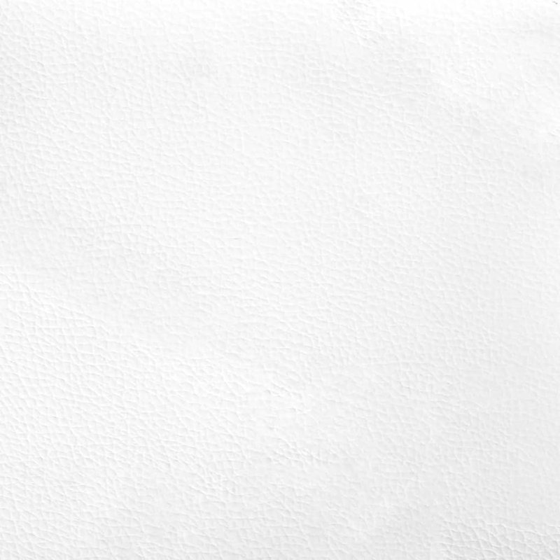 Lit en similicuir Latitude Run® Bed, Blanc, Très grand simple