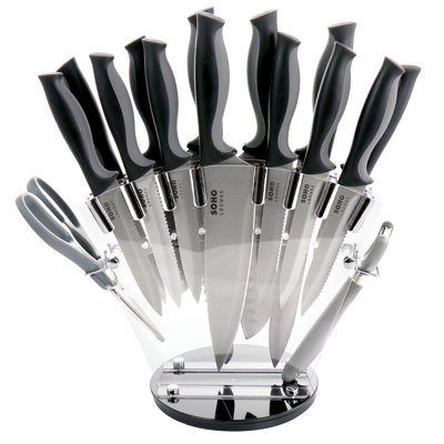 Ensemble de couteaux en acier inoxydable 16 pièces Gibson Soho Lounge