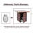 28" 50000 BTU Outdoor Propane Gas Fire Pits Table, Square Texture Outdside Patio Firepits Fireplace-104026205