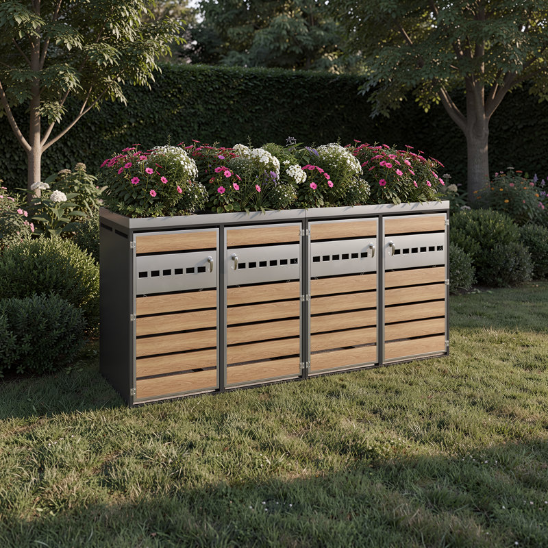 Metal Double Bin Store