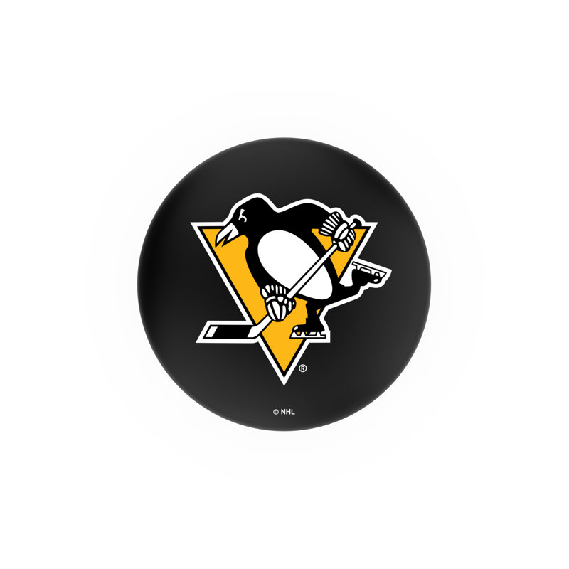 NHL 25" Swivel Bar Stool with Cushion, 25", Pittsburgh Penguins