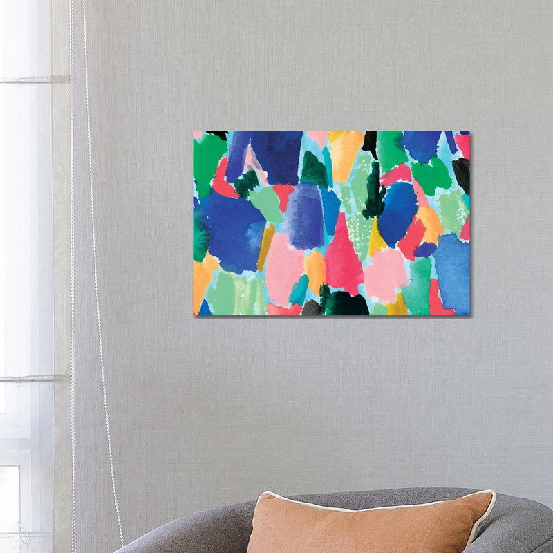 Colorful Home by Joy Ting - Wrapped Canvas Gallery-Wrapped Canvas Giclée, 66.04 cm H x 45.72 cm W