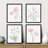 Vibrant Wildflower " IDEA4WALL Framed Lavender Rose Daisy Cornflower Wall Art, Set Of 4 Nature Wilderness Wall Decor Prints, Botanical Floral Wall Decor For Living Room, Bedroom " 4 - Pieces-90161908-119403122