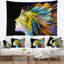 Tapisserie abstraite abstraite d'imagination-28483216
