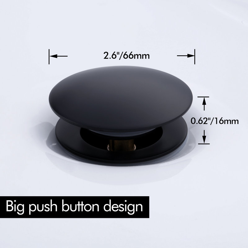 KES 2.6'' W Pop-Up Bathroom Sink Drain, Yes