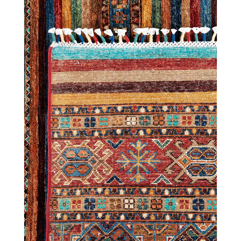 One-of-a-Kind Rectangle 8'2" X 10'3" Hand Knotted Area Rug